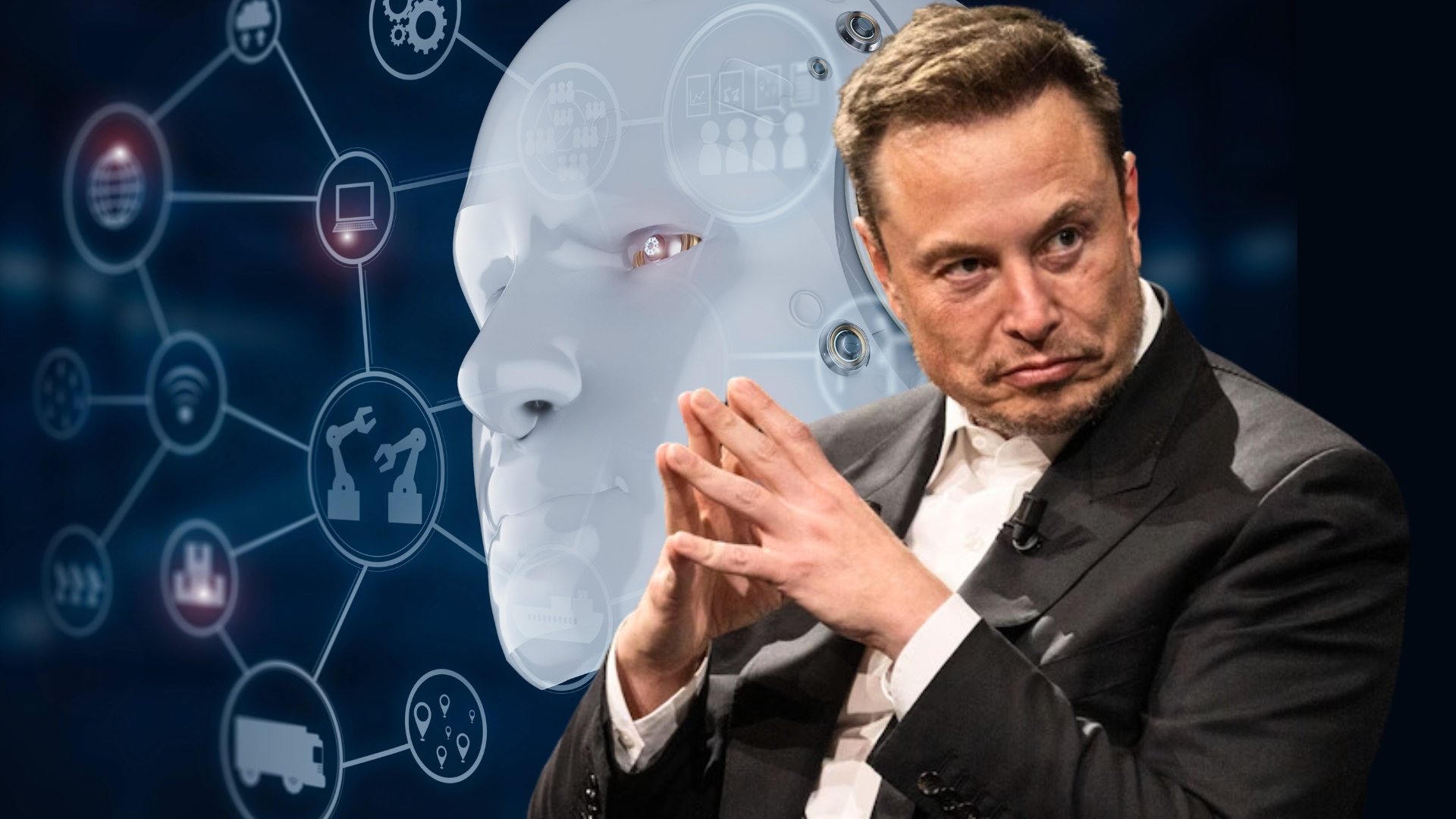 Elon Musk: “AI will probably be smarter than any human next year.”